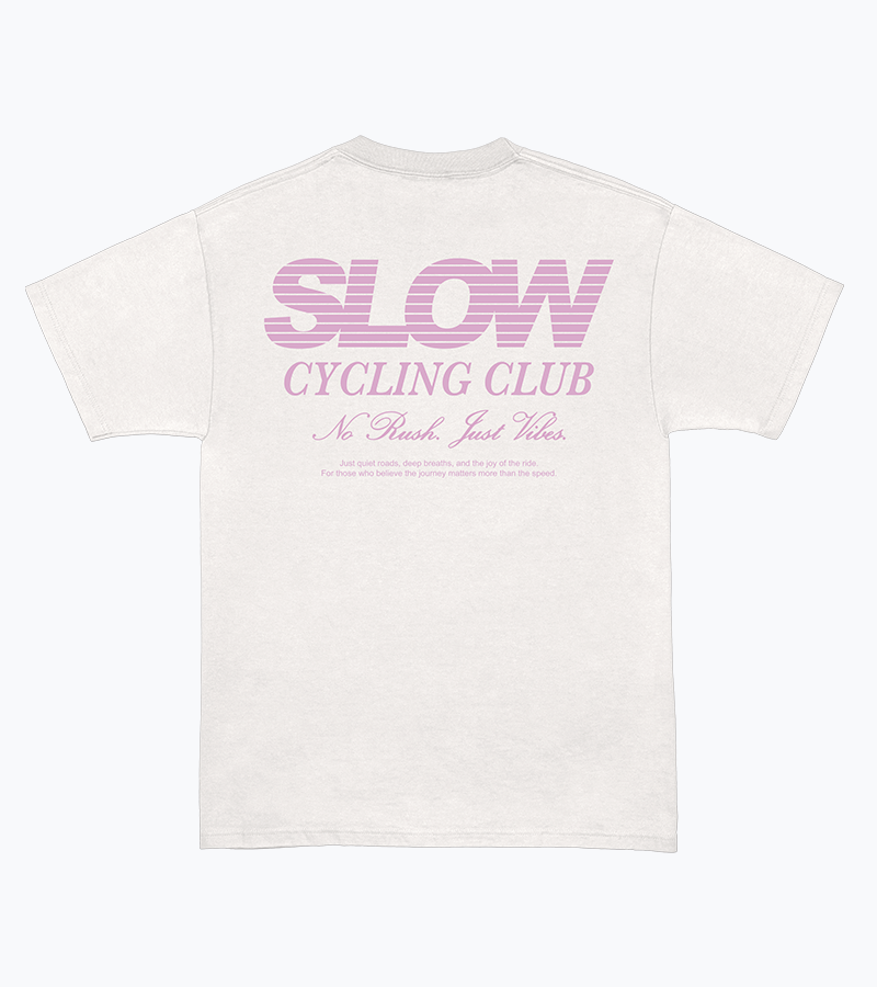 Slow Cycling Club Retro - T-Shirt