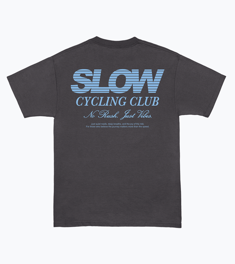 Slow Cycling Club Retro - T-Shirt