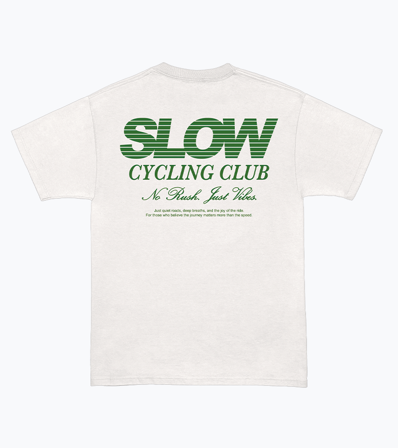 Slow Cycling Club Retro - T-Shirt