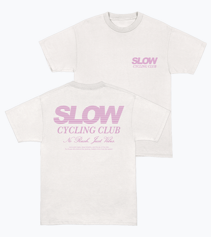 Slow Cycling Club Retro - T-Shirt