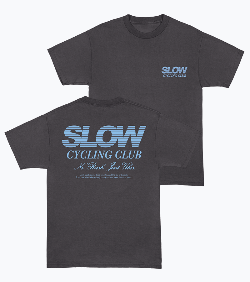 Slow Cycling Club Retro - T-Shirt