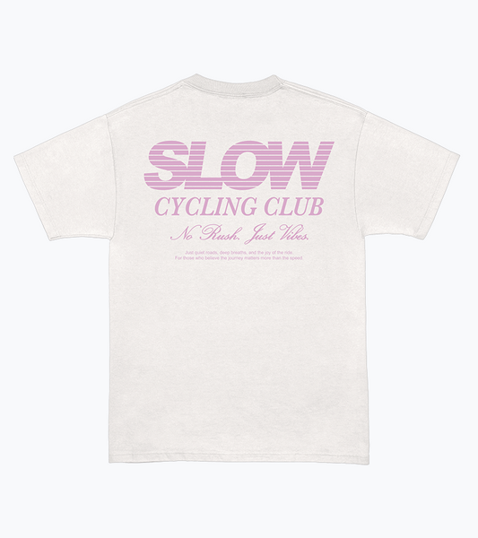 Slow Cycling Club Retro - T-Shirt