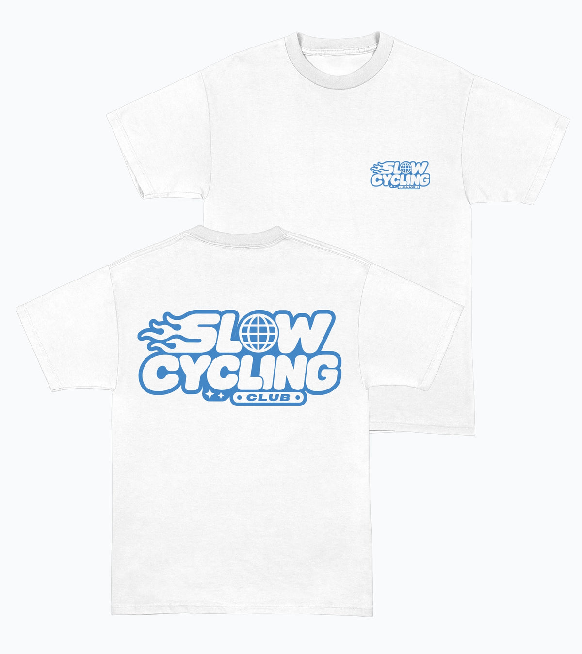 Slow Cycling Flame Backprint - T-Shirt