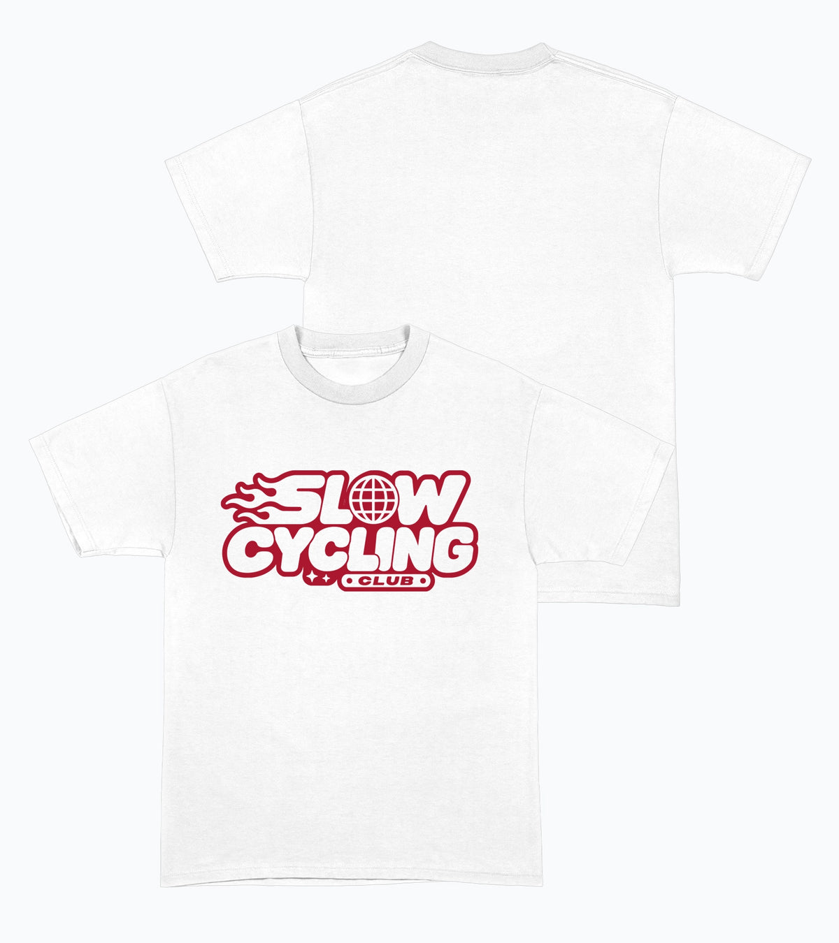 Slow Cycling Flame Frontprint - T-Shirt