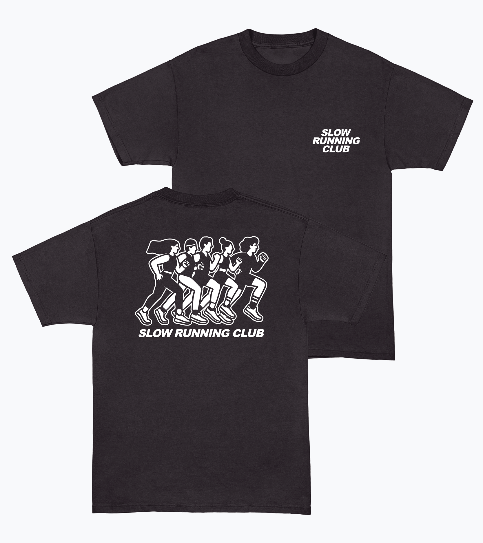 Slow Running Scribble - T-Shirt