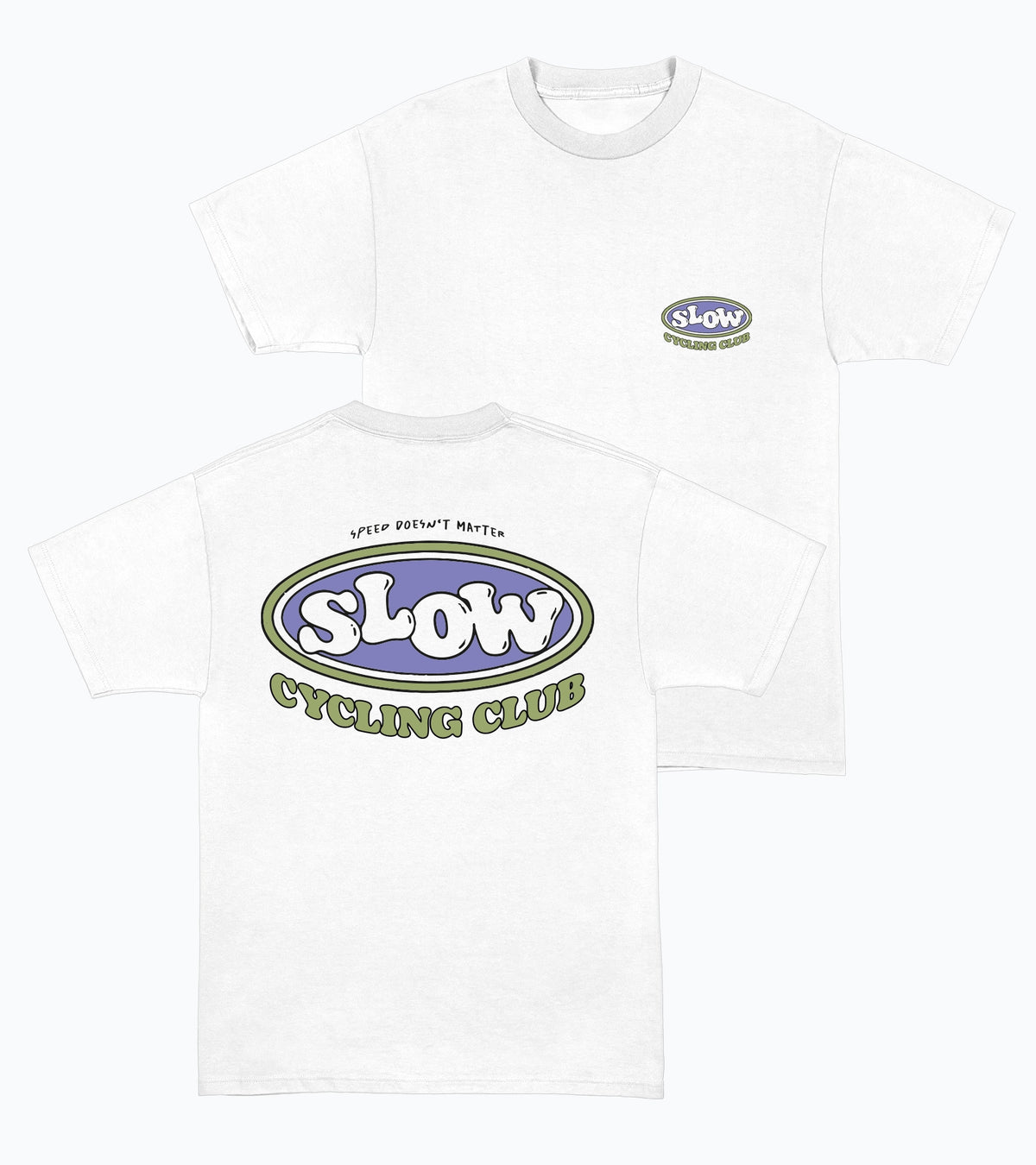 Slow Cycling Advertise - T-Shirt